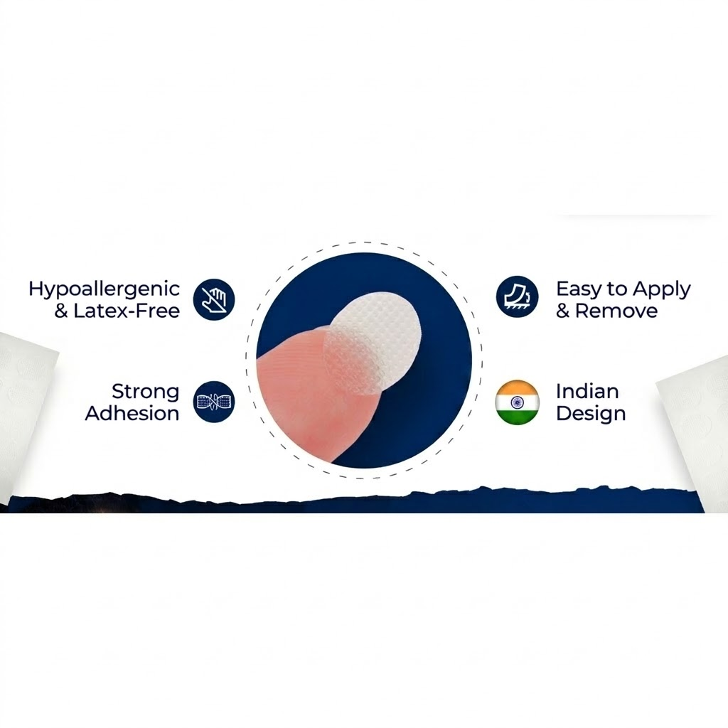 LobeCare™ (60 Patches) The ORIGINAL Ear Lobe Support Patches for Pierced Ears